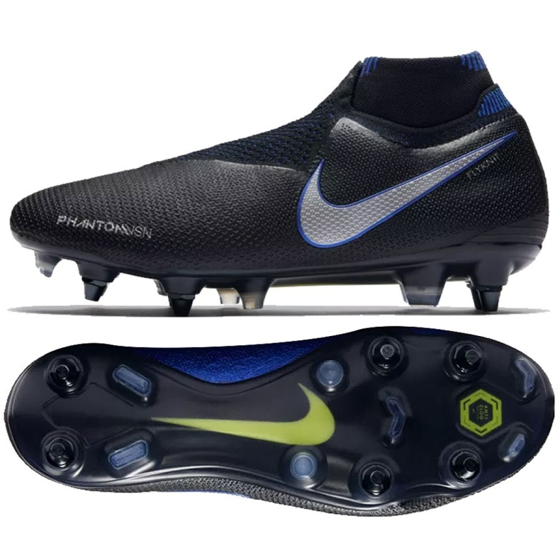 Pantofi de fotbal Nike Phantom Vsn Elite Df Sg Pro Ac M AO3264-004 negru negru