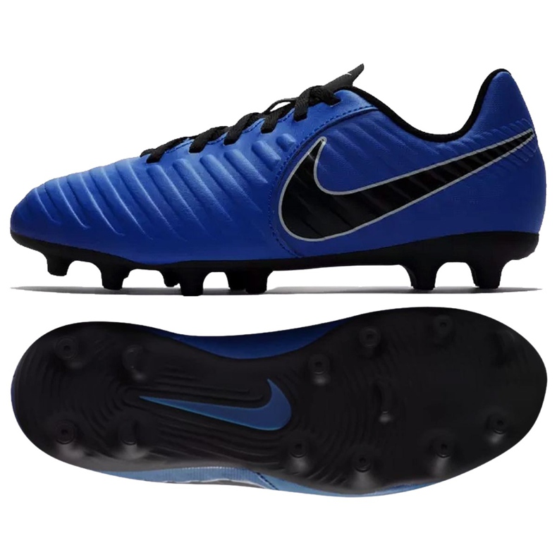 Pantofi de fotbal Nike Jnr Tiempo Legend 7 Club Mg Jr AO2300-400 multicolor albastru
