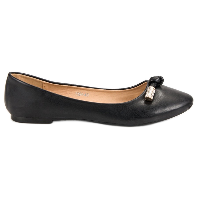 Balerine negre negru