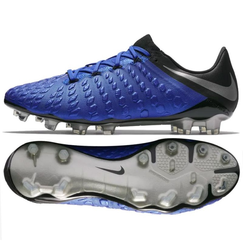 Ghete de fotbal Nike Hypervenom Phantom 3 Elite FG M AJ3805-400 albastru