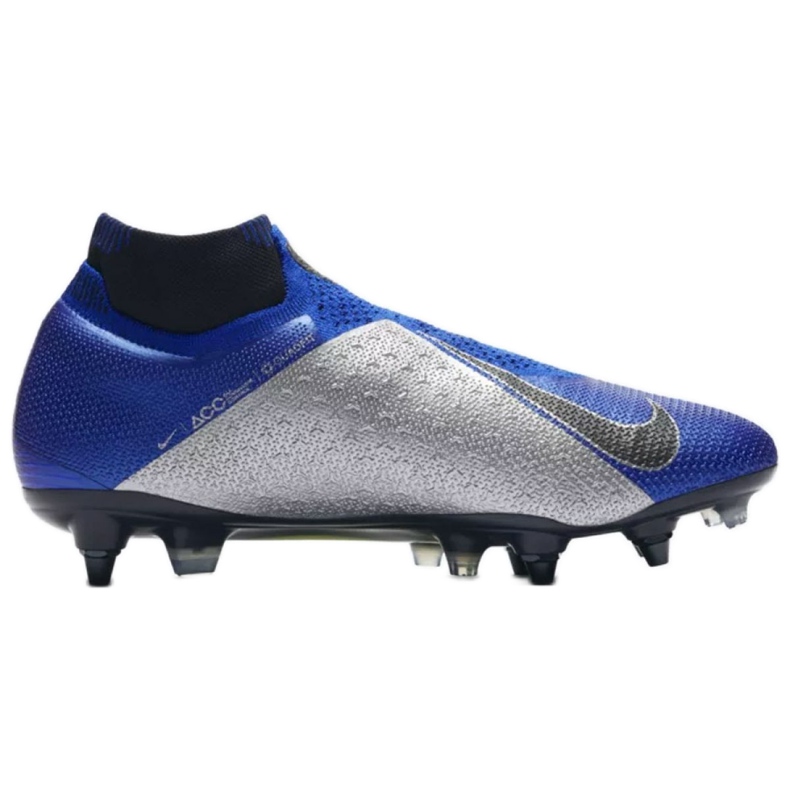 Pantofi de fotbal Nike Phantom Vsn Elite Df Sg Pro Ac M AO3264-400 albastru albastru