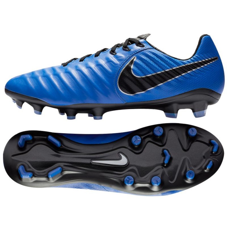 Pantofi de fotbal Nike Tiempo Legend 7 Pro Fg M AH7241-400 albastru albastru