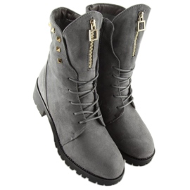 Cizme de muncitor negre HX-015 negre II-GAT negru