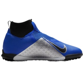 Pantofi de fotbal Nike Phantom Vsn Academy Df Tf Jr AO3292-400 albastru albastru Pantofi de fotbal Nike Phantom Vsn Academy Df Tf Jr AO3292-400 albastru albastru
