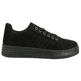 Adidași pe platforma MCKEYLOR negru Adidași pe platforma MCKEYLOR negru