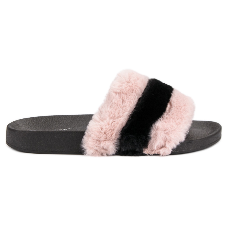 Seastar Papuci Cu Blana roz