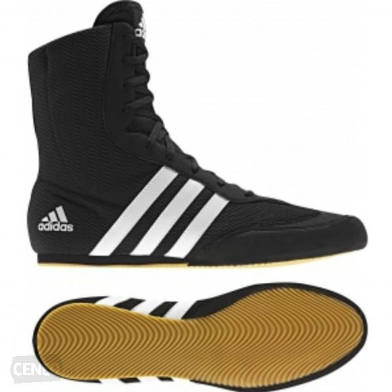 Pantofi de box adidas Box Hog Ii maro negru