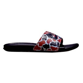 Nike Benassi Just Do It Print 631261-405 Slide negru multicolor
