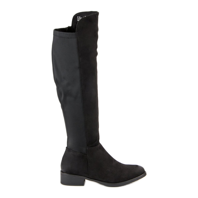 Filippo Cizme cu toc plat negru