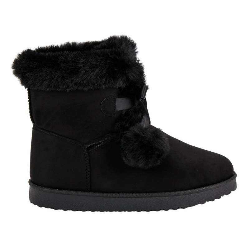 La modă Mukluki negru