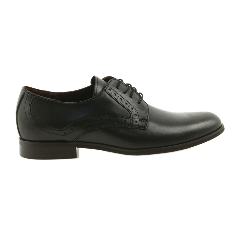 Tur Pantofi masculi din piele neagră negru Tur Pantofi masculi din piele neagră negru