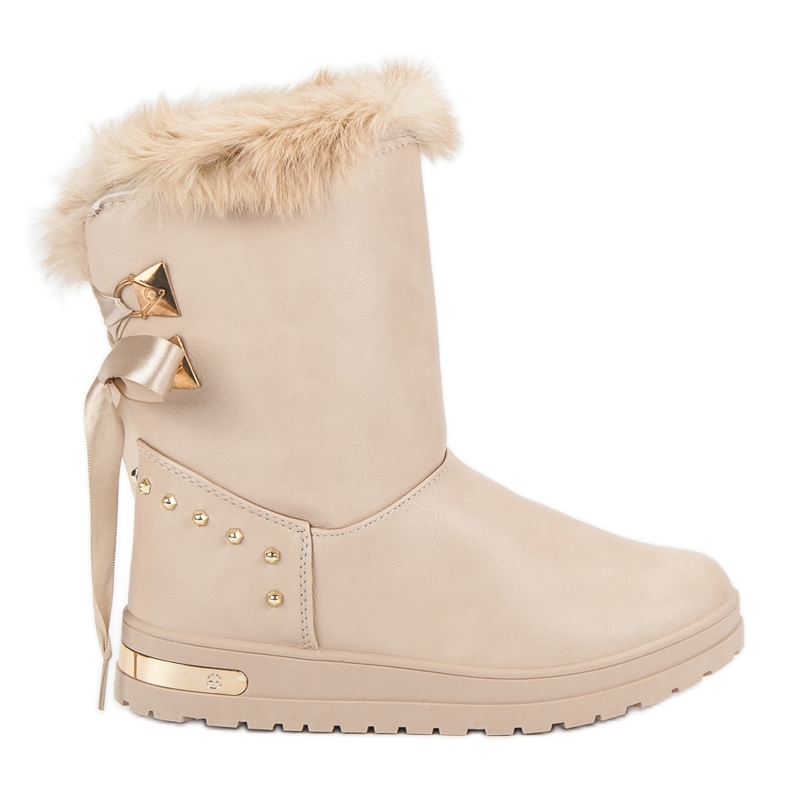 Super Me Cizme la zăpadă la modă maro Super Me Cizme la zăpadă la modă maro