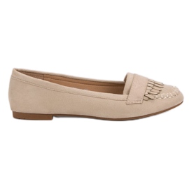 Small Swan Mocasini clasici bej deschis Small Swan Mocasini clasici bej deschis