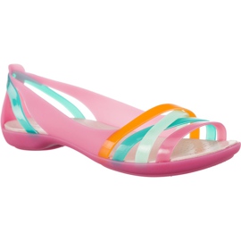 Crocs Isabella Huarache 2 Flat W Paradise Rose Rose Dust multicolor Crocs Isabella Huarache 2 Flat W Paradise Rose Rose Dust multicolor