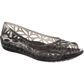 Crocs Jeleu Isabella II Flat Black Black negru