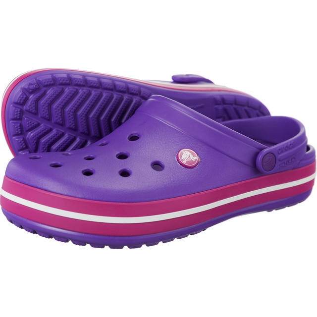Crocs Crocband Neon Purple Candy Pink multicolor