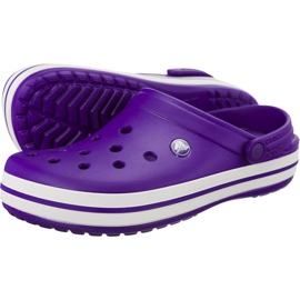 Crocs Crocband alb ultraviolet multicolor