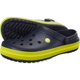 Crocs Crocband Navy Volt Green Lemon verde