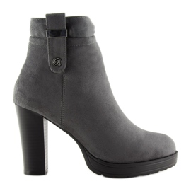 Gri Cizme cu toc înalt BK3233 Gri