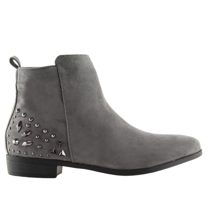 Cizme gri Jodhpur MB188-112 Gri