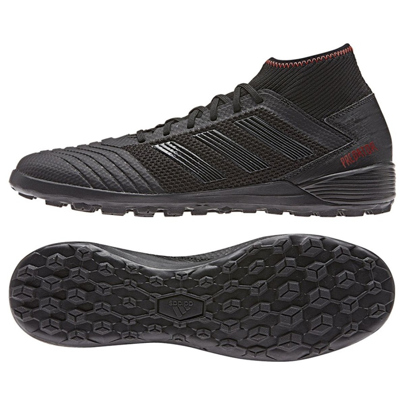 Ghete de fotbal Adidas Predator 19.3 Tf M D97961 multicolor negru