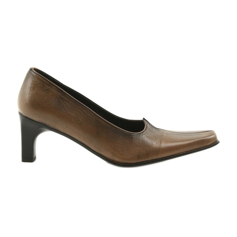 Pompe din piele maro