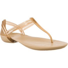 Crocs Isabella T Curea din bronz maro