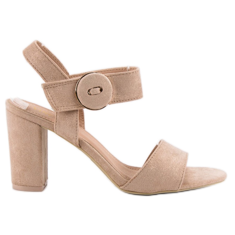 Sandale bej pe barul VINCEZA