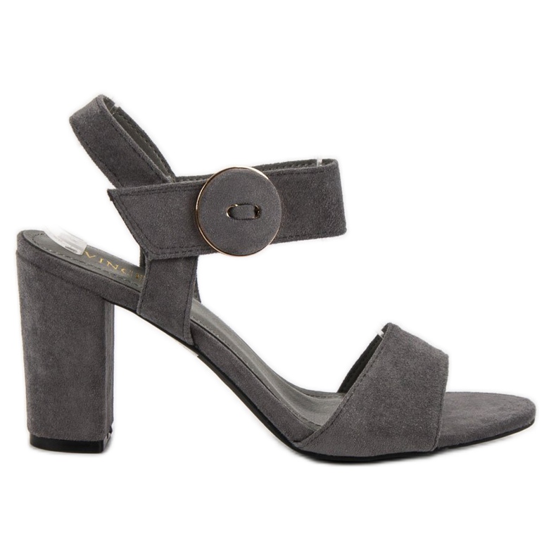 Sandale gri pe barul VINCEZA