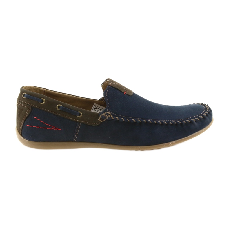 Riko Mincasins Navy/Brown 781 albastru