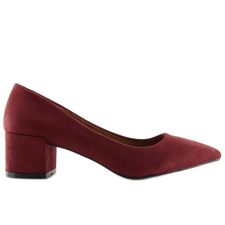 Pompe cu toc înalt maron 5186 Wine Red roșu Pompe cu toc înalt maron 5186 Wine Red roșu