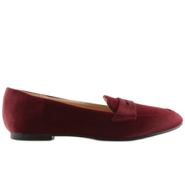 Mocasini dama bordeaux 3109 Roșu roşu