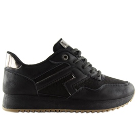 Pantofi sport negri KB-091 negri negru Pantofi sport negri KB-091 negri negru