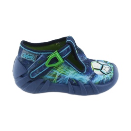 Pantofi pentru copii Befado 110P339 papuci albastru verde albastru marin