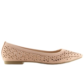 Ballerine ajurate roz 127-25 Roz