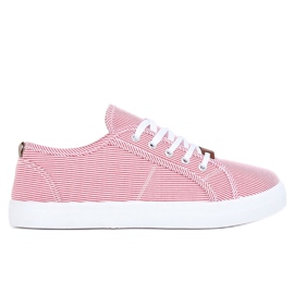 Adidași cu dungi roșii JX70P Roșu roşu