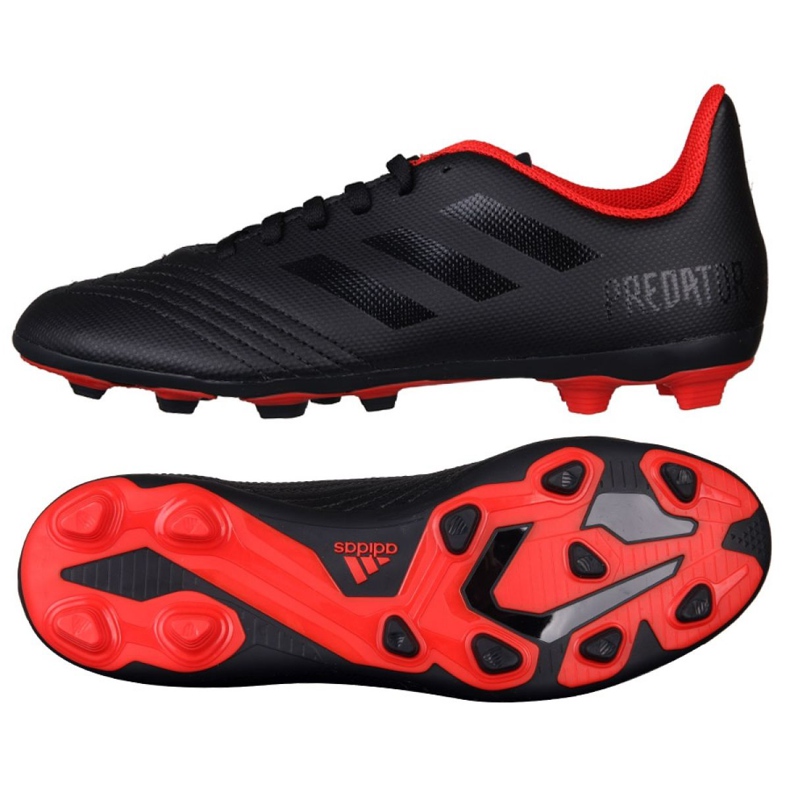 Ghete de fotbal Adidas Predator 19.4 FxG Jr G26980 negru negru