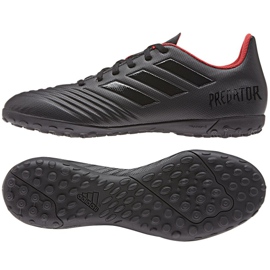 Ghete de fotbal Adidas Predator 19.4 Tf M D97972 negru negru