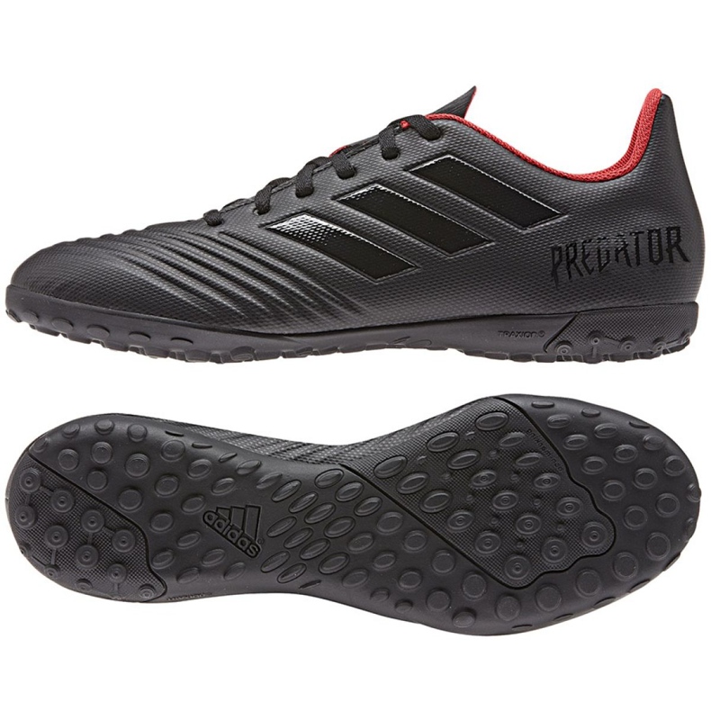 Ghete de fotbal Adidas Predator 19.4 Tf M D97972 negru negru