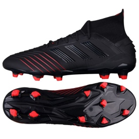 Ghete de fotbal Adidas Predator 19.1 Fg M BC0551 negru negru