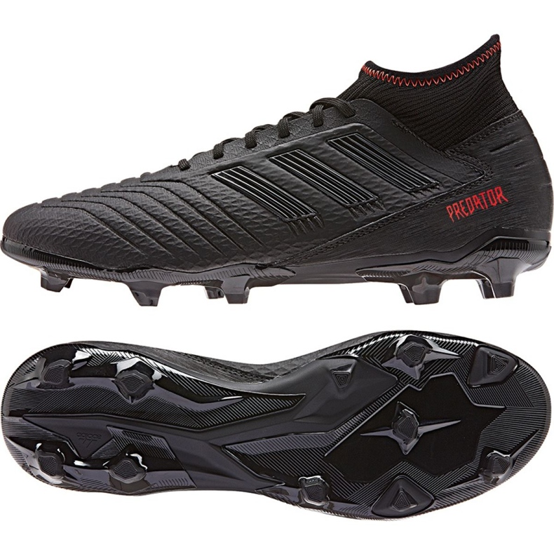 Ghete de fotbal Adidas Predator 19.3 Fg M D97942 multicolor negru