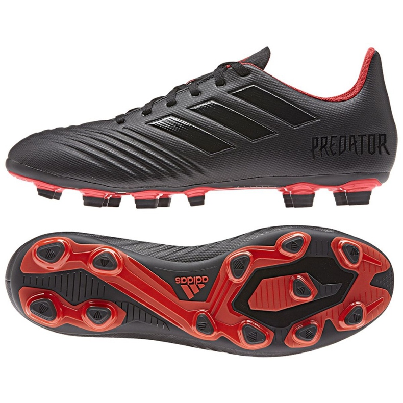 Ghete de fotbal Adidas Predator 19.4 FxG M D97960 multicolor negru
