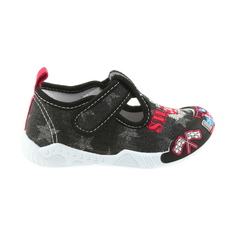 Adidași pentru copii negri American Club cu Velcro 26/19 negru roșu Adidași pentru copii negri American Club cu Velcro 26/19 negru roșu