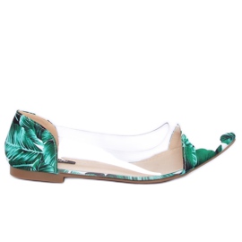 Balerine verzi transparente 333-60 Verde Balerine verzi transparente 333-60 Verde