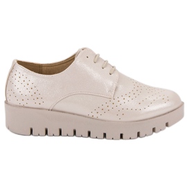 Comer Pantofi cu cordon maro