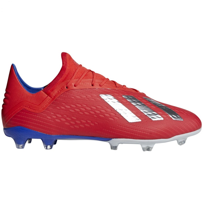 Ghete de fotbal Adidas X 18.2 Fg M BB9363 roșu roșu Ghete de fotbal Adidas X 18.2 Fg M BB9363 roșu roșu
