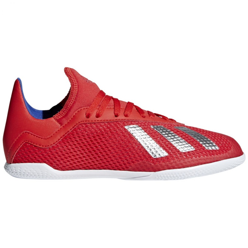 Încălțăminte de interior adidas X 18.3 In Jr BB9396 multicolor roșu