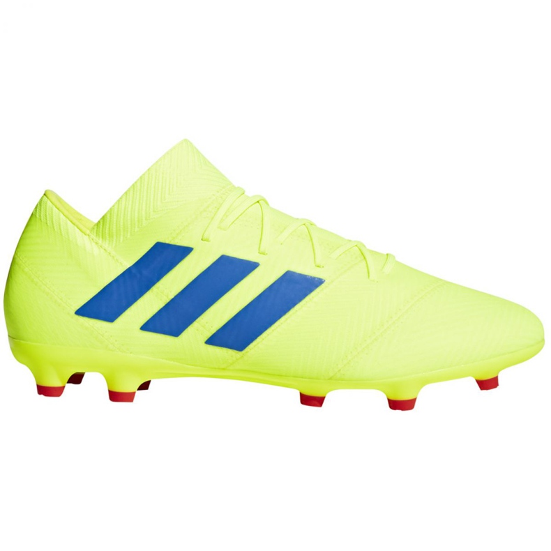 Ghete de fotbal Adidas Nemeziz 18.2 Fg M BB9431 galben galben