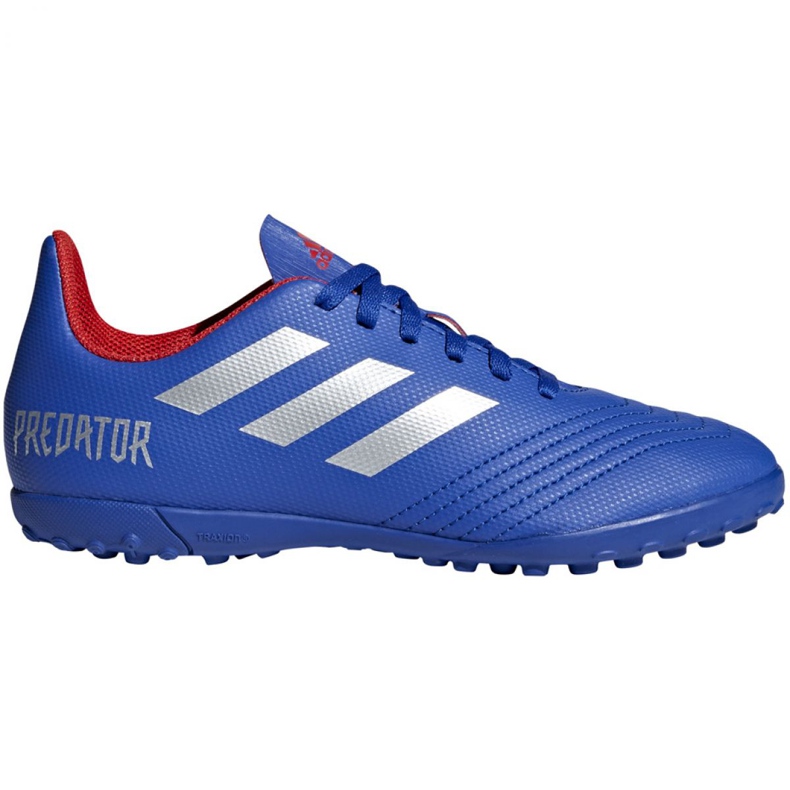 Ghete de fotbal Adidas Predator 19.4 Tf Jr CM8556 multicolor albastru