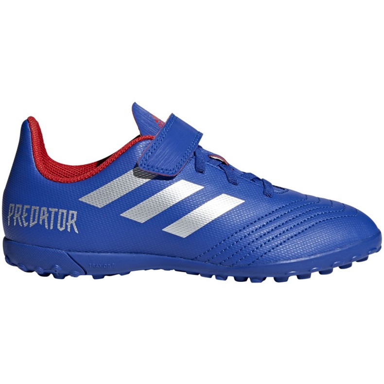 Ghete de fotbal Adidas Predator 19.4 Tf Jr CM8559 albastru albastru